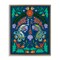 Stupell Industries Mirrored Peacocks & Botanicals Floating Frame By Elizabeth Medley